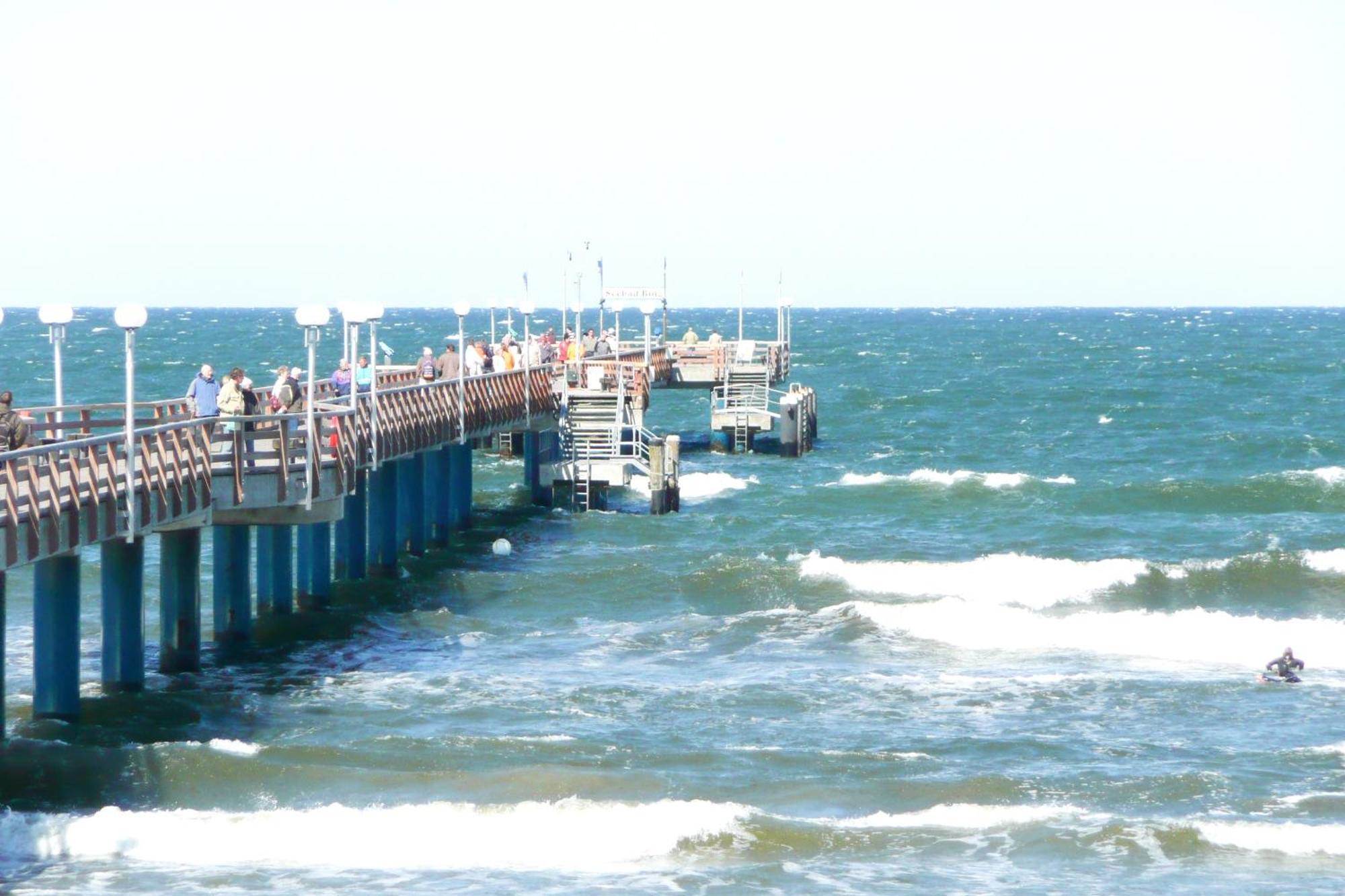Aparthotel Ostsee Fewo 36 Balkon, Meerblick, Strand Binz Exterior foto