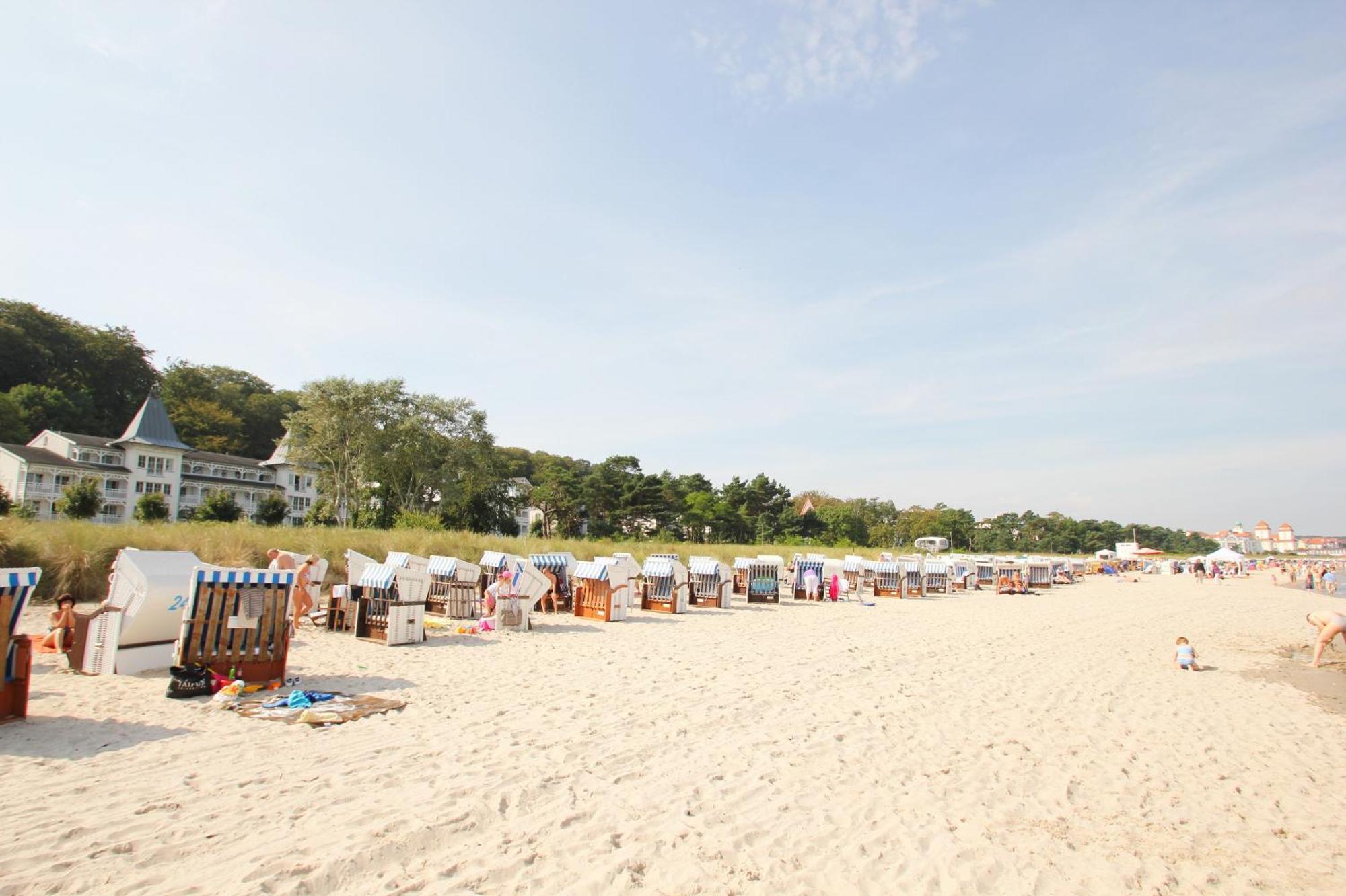 Aparthotel Ostsee Fewo 36 Balkon, Meerblick, Strand Binz Exterior foto